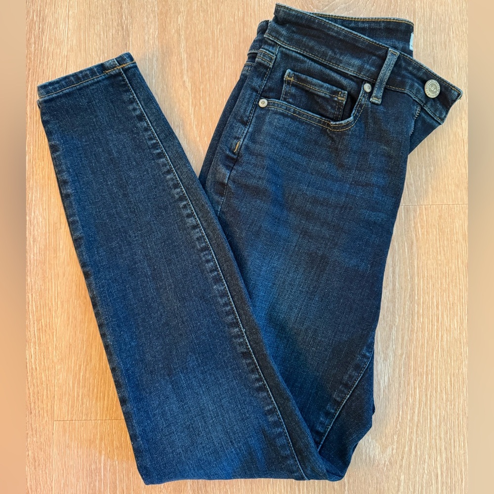 Loft Curvy High Waist Skinny Jean 26P